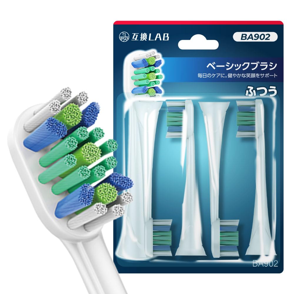 フィリップス　ソニックケア　互換品 4本セット 電動歯ブラシ 替えブラシ Amazon.co.jp: 互換ラボ 互換ブラシ フィリップス ソニッケアー 電動