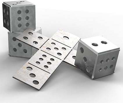 Stainless Steel Welding Practice Kit, 2pcs Cube Dice Welding Coupons Kit For Beginners Practice And Training For MIG TIG STICK ARC, Side Length 2.36 Inch