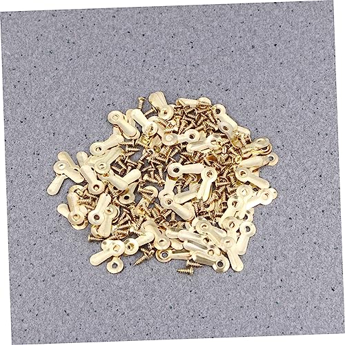 Image of Tablet Screw 200pcs Photo Frame Accessories Metal Melon Nail Small Slices Easy Install Wall Art Hanging Hardware Picture Frame Back Sheet