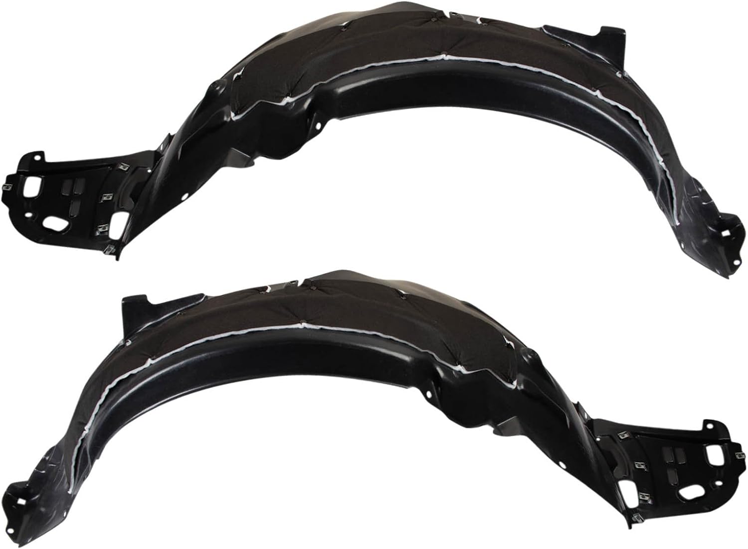 TRQ Inner Fender Liner Set for 2015–2017 Acura TLX