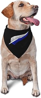 New Zealand Maori Fern Triangle Dog Bandana Scarf Accessories for Pet Bibs