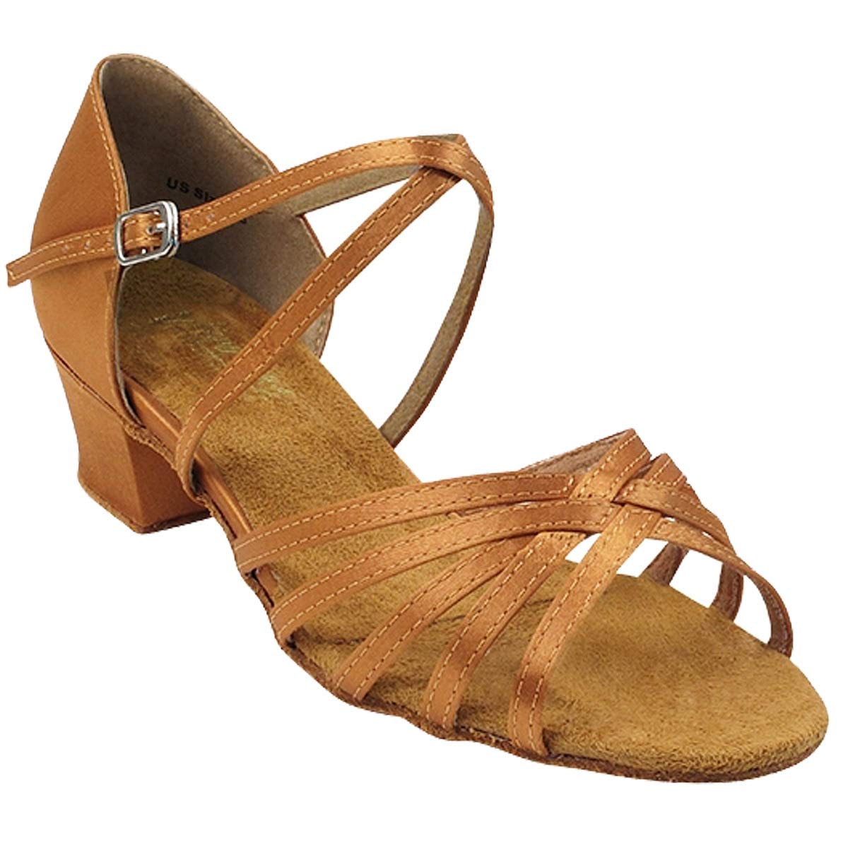 Very FineDance Shoes Women's Ballroom Dance Shoes Salsa Latin Practice Shoes 1670cEB Comfortable 1.5" [Bundle of 5]