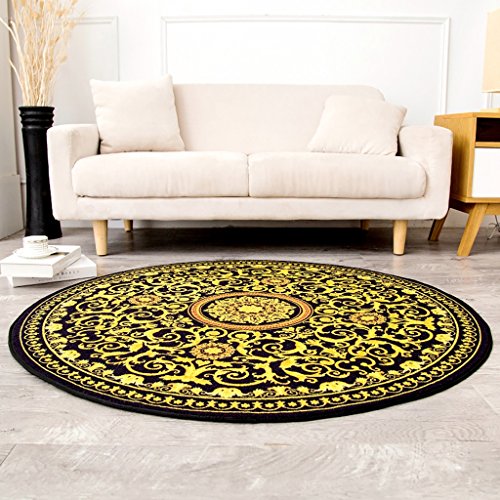 Tapis circulaire classique chambre à coucher couverture ronde table basse