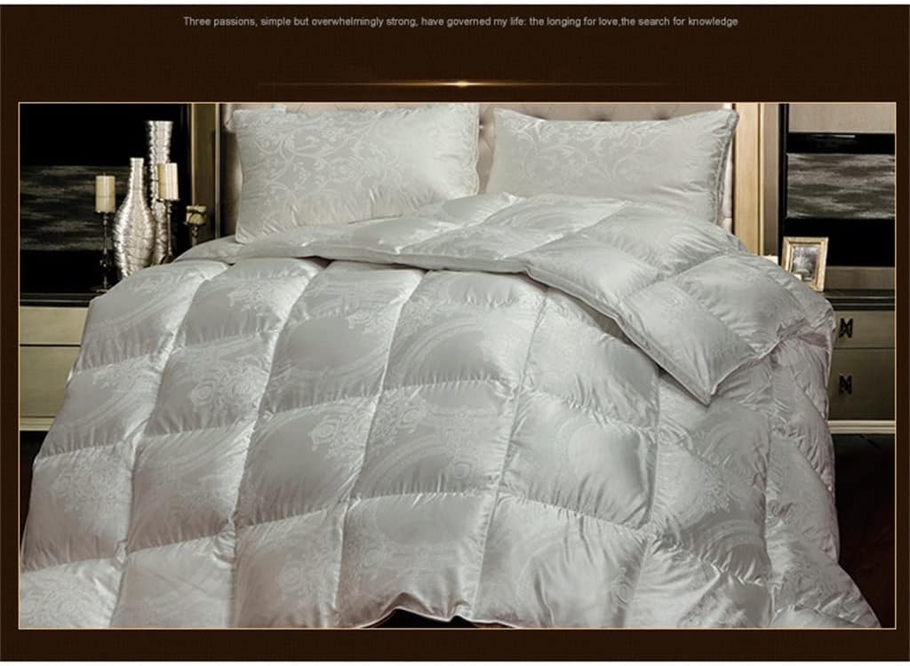 White Duck/Goose Down Winter Quilt Comforter Blanket Duvet Filling Twin Queen King Size Bedding Quilt(200x230cm 2800g)