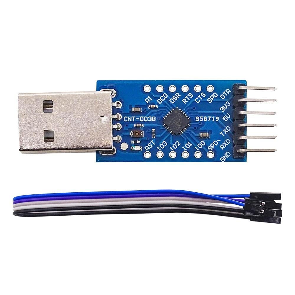 10PCS USB 2.0 to TTL UART 6PIN Module Serial Converter CP2104 STC PRGMR Replace CP2102 with Dupont Cables