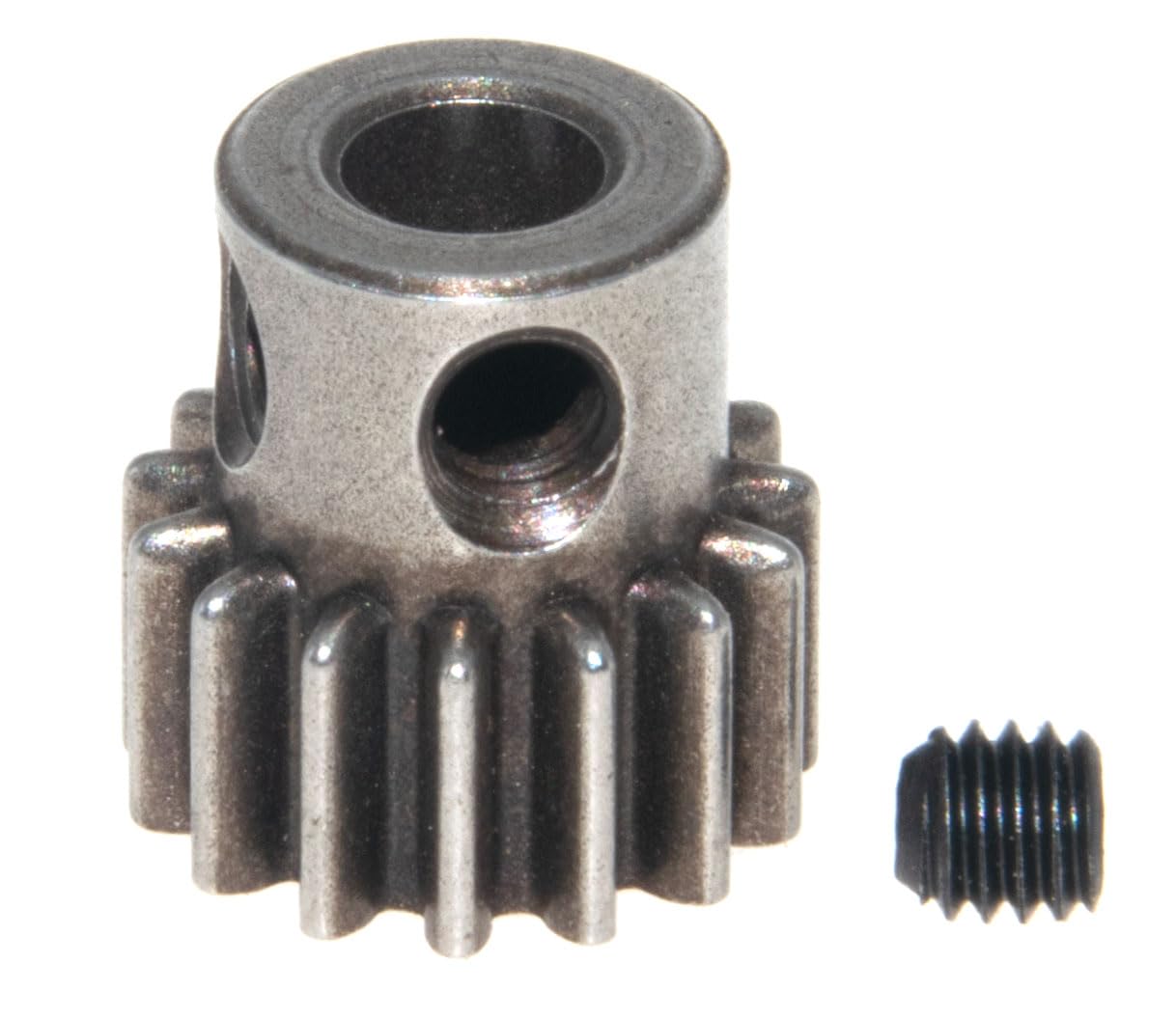 Motor Gear 15T Compatible with JLB Racing Cheetah 1/10 Parts Brushless RC Car Accessories Steel Upgrade Replace EA1040(Titanium)