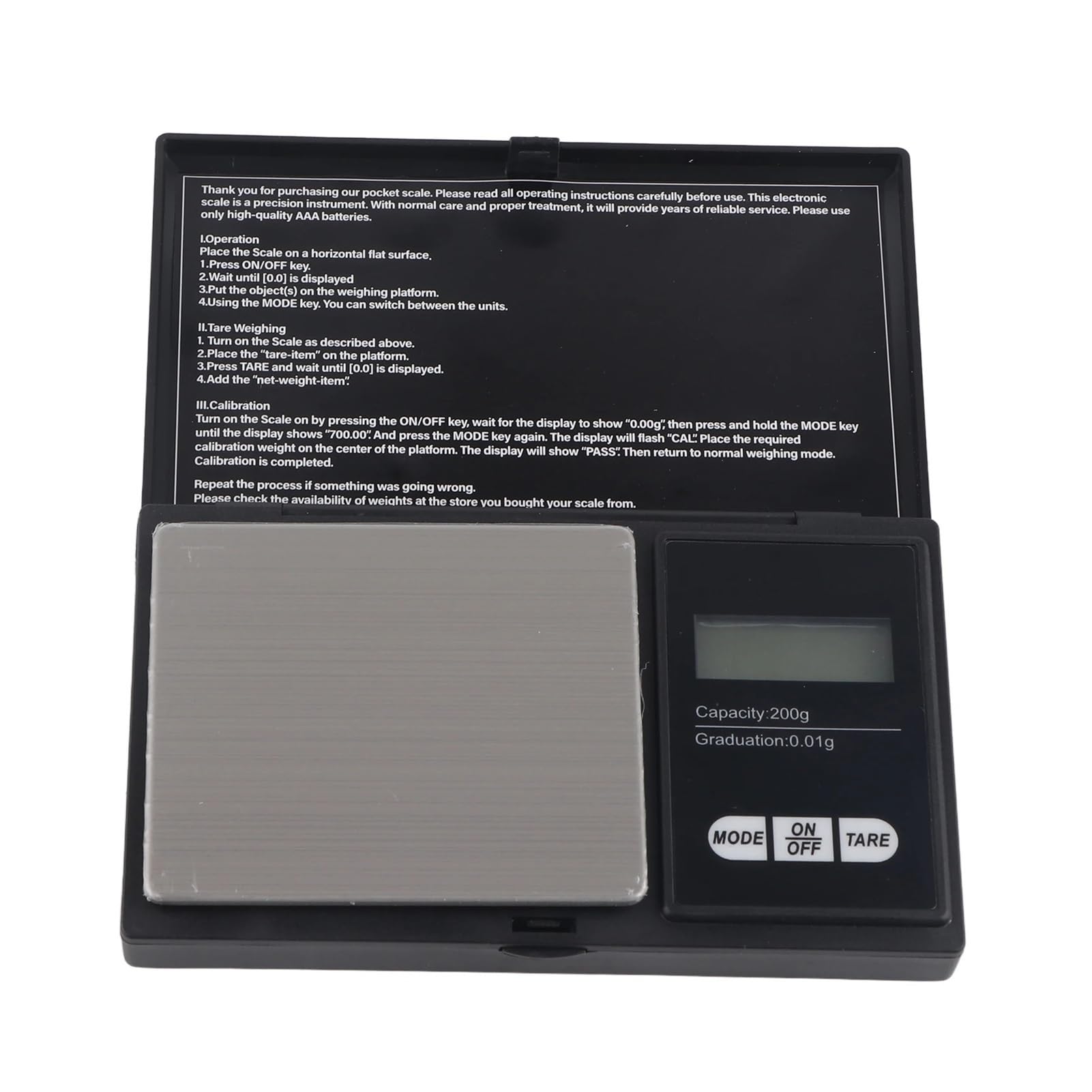 Digital Scales, Digital Scale Portable Gram Jewelry Gold Silver Herb Digital Scale Kitchen Scale Home Supplies Scale(100g/0.01g)