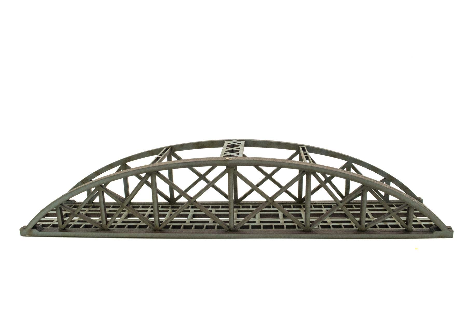 War World Scenics - Pont à Voie Unique Bowstring échelle N en MDF 200mm - Couleur à Choisir - Modélisme Ferroviaire, Maquettes, Dioramas