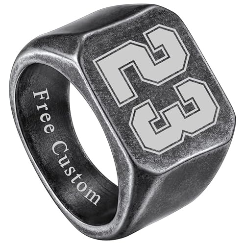 ChainsHouse Screw Band Biker Ring for Men Women, Black Metal/18K Gold Plated Stainless Steel Jewelry Hexagon Geometric Ring, Size 7-14(with Gift Box) a-Steel 7