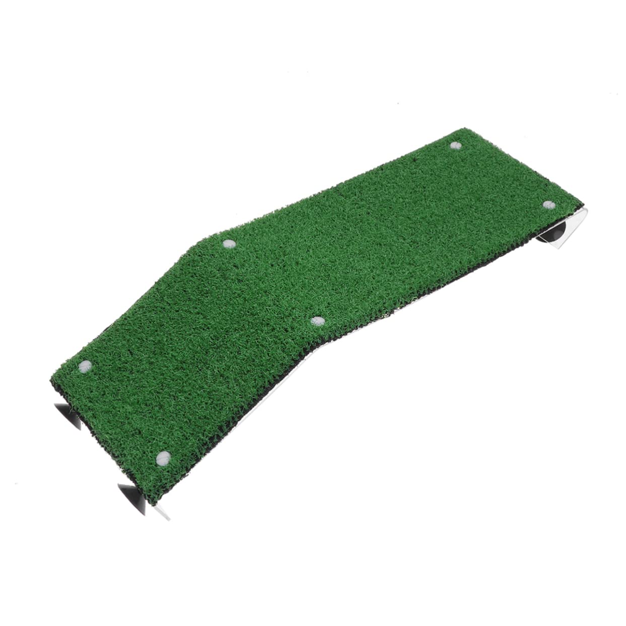 GRIRIW Unique Tortoise Climbing Platform Turtle Tank Basking Platform Vivid Grass Ladder