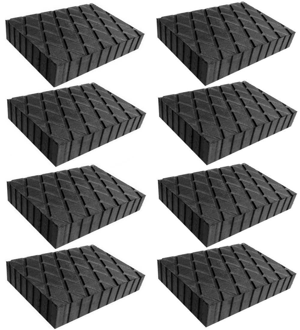 Drive Design Kit 8 pz TAMPONI H 30 mm. per Ponte Sollevatore. Dimensioni 160x120x30 mm. Tampone in Gomma Ponti corghi ravaglioli omcn