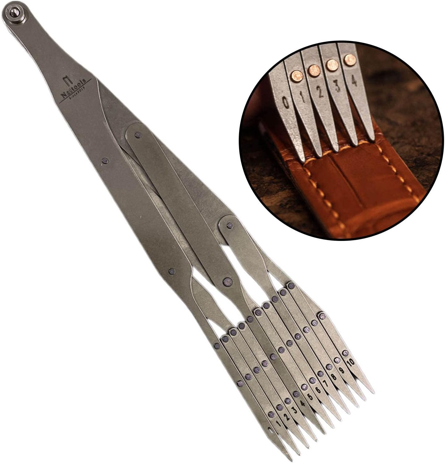 Spacer Quilting Expanding Uniform Scale Sewing Ruler for Grommet Button Holes Drapery Adults Dressmaker, 11 Point