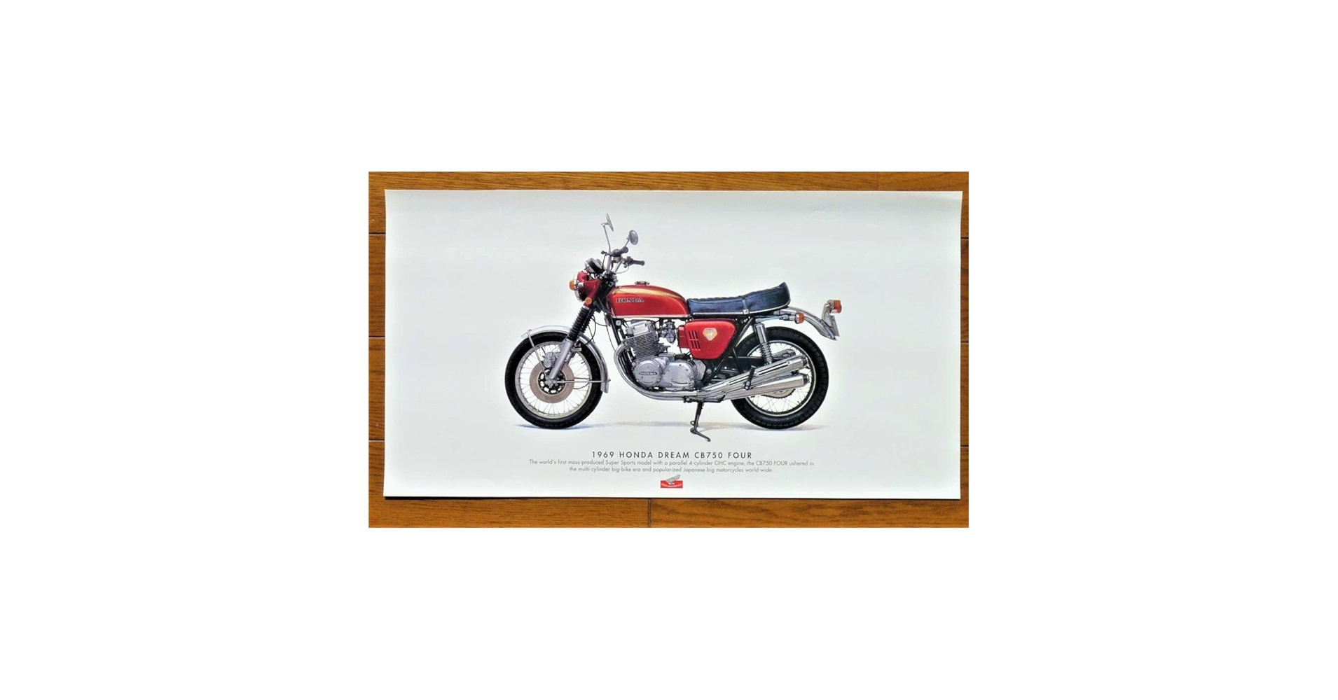 Amazon.co.jp: イラストポスター ホンダドリーム 初代CB750FOUR K0