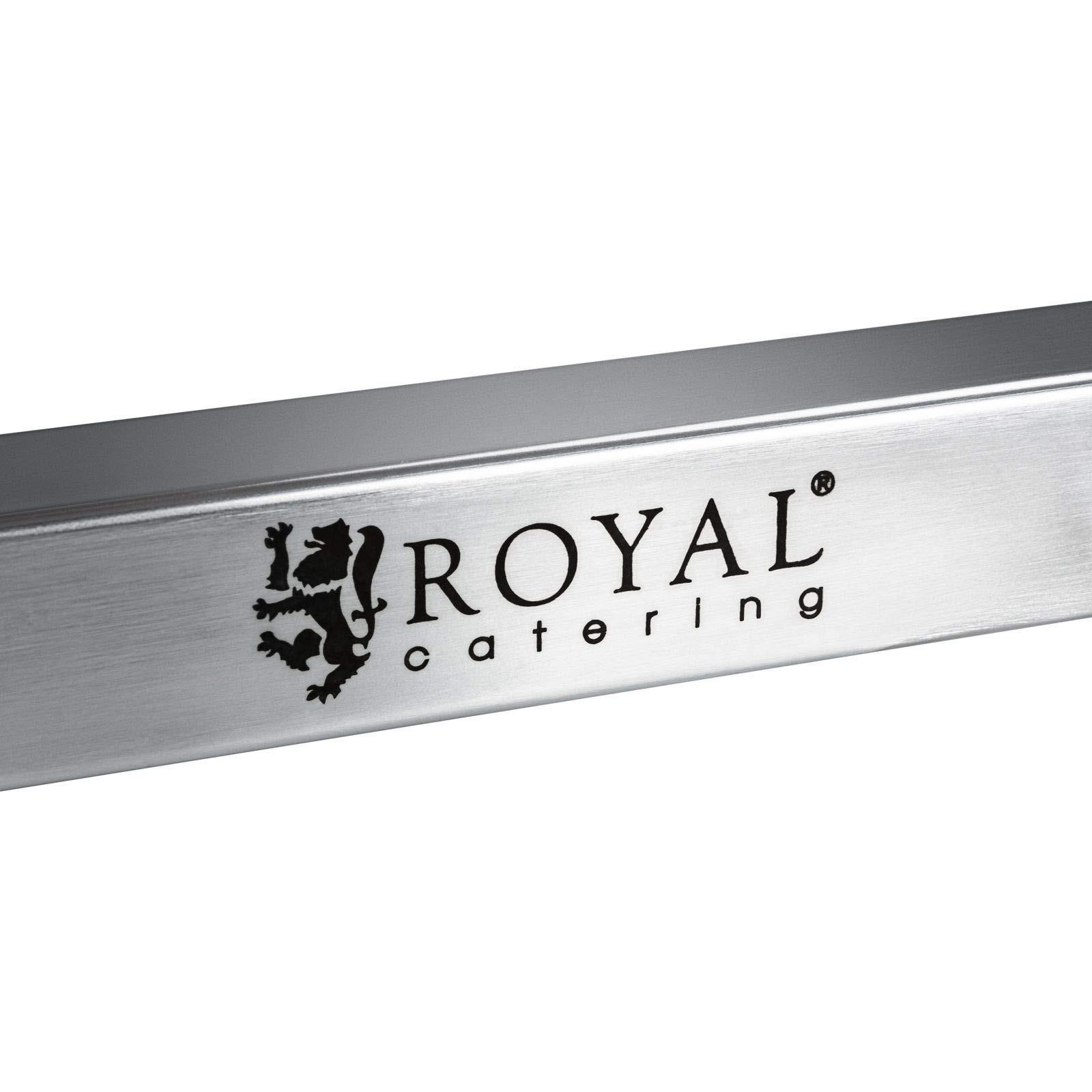 Royal Catering - RCGW 2 - Carrito Cocina/Camarera - con 2 bandejas - 100% Acero Inoxidable
