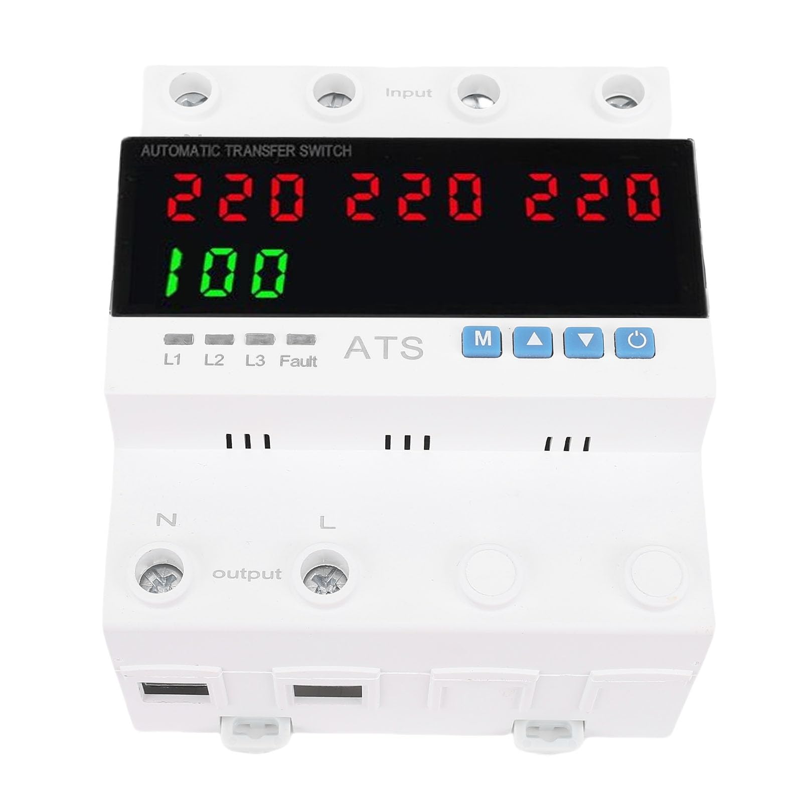 Mingzhe Automatic Transfer Switch 100A, Versatile 3 Phase Voltage