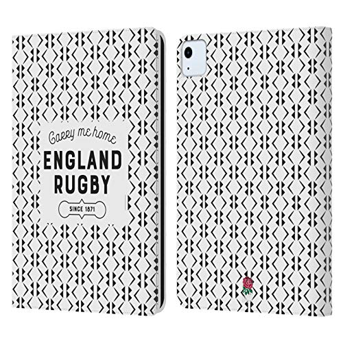 Coque iPad Air 2020/2022 étui portefeuille cuir England Rugby Union
