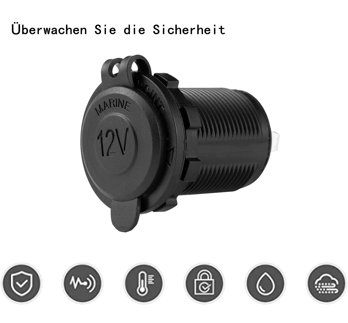 Enisina Presa Accendisigari DC 12V-24V 120W Per Barca, Auto