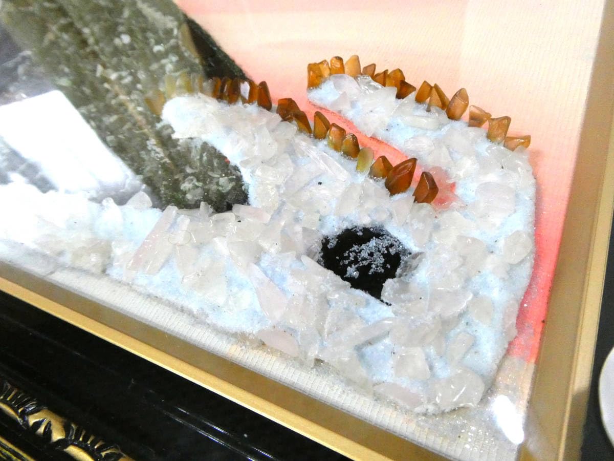 Amazon.co.jp: 富士山 貴石画 宝石画 天然石 ストーンアート