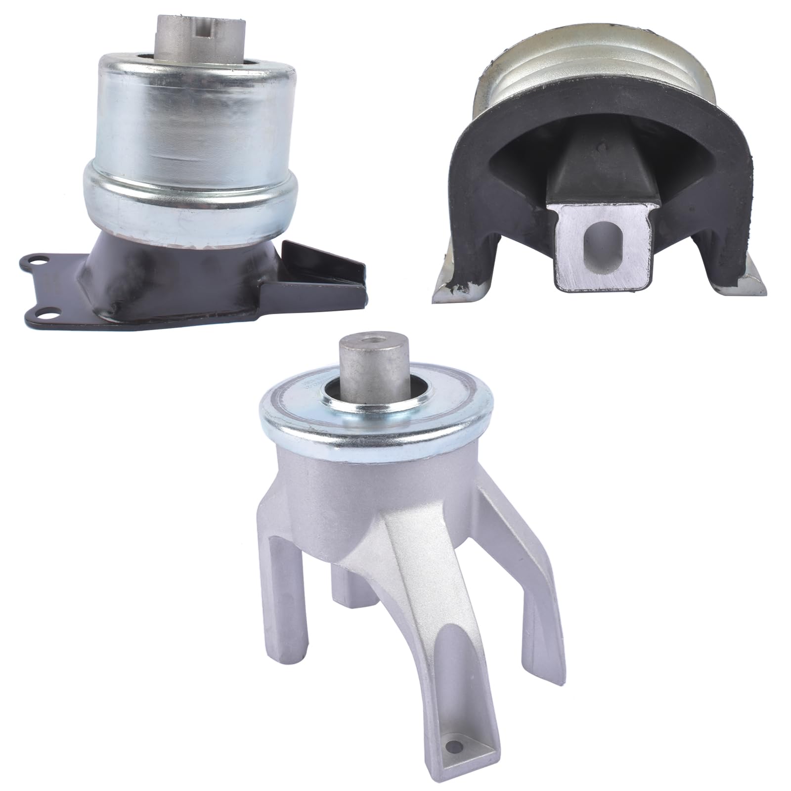 3 cojinetes de motor delantero derecho trasero compatible con Mul-tivan T5 T6 1.9 2.0 2.5 TDI y TSI 7H0199256E 7H0199256