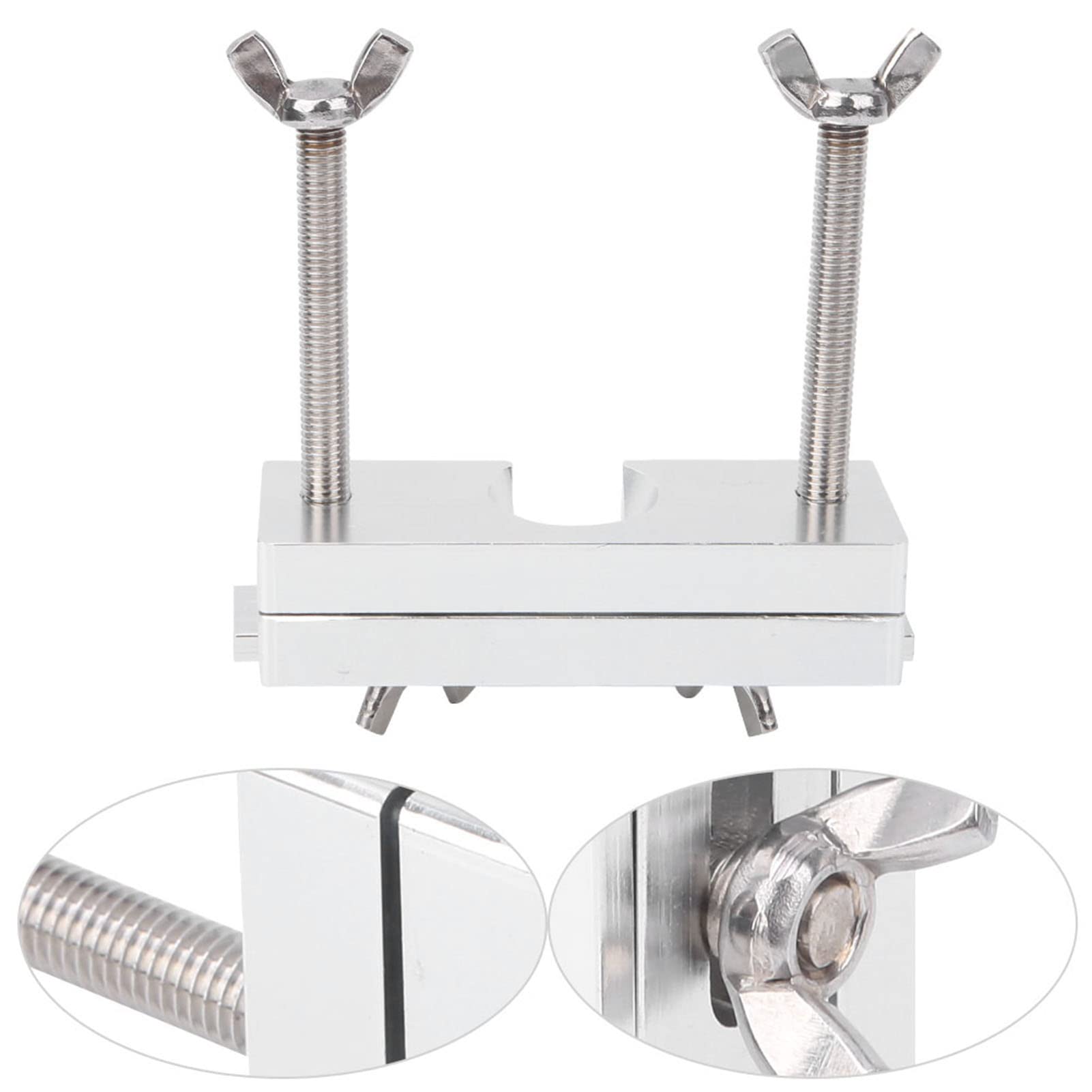 Bnineteenteam Ściągacz do ustników trąbki, profesjonalny aluminiowy przyrząd do ściągania zębów na trąbkę 10 x 11 cm akcesoria do trąbki