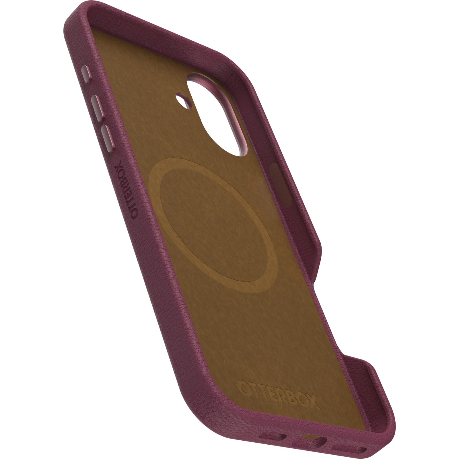 OtterBox Symmetry Series Cactus Leather MagSafe Case for iPhone 16 Plus, Shockproof, Drop proof, Protective Thin Case - Image 3