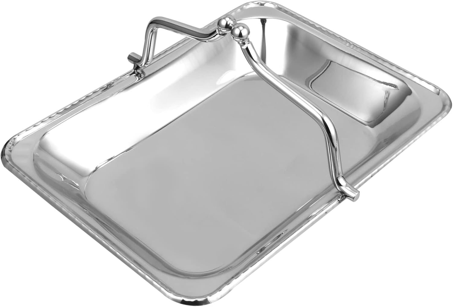 Metal Tray Stainless Steel Towel Basket Cosmetic Tray Food