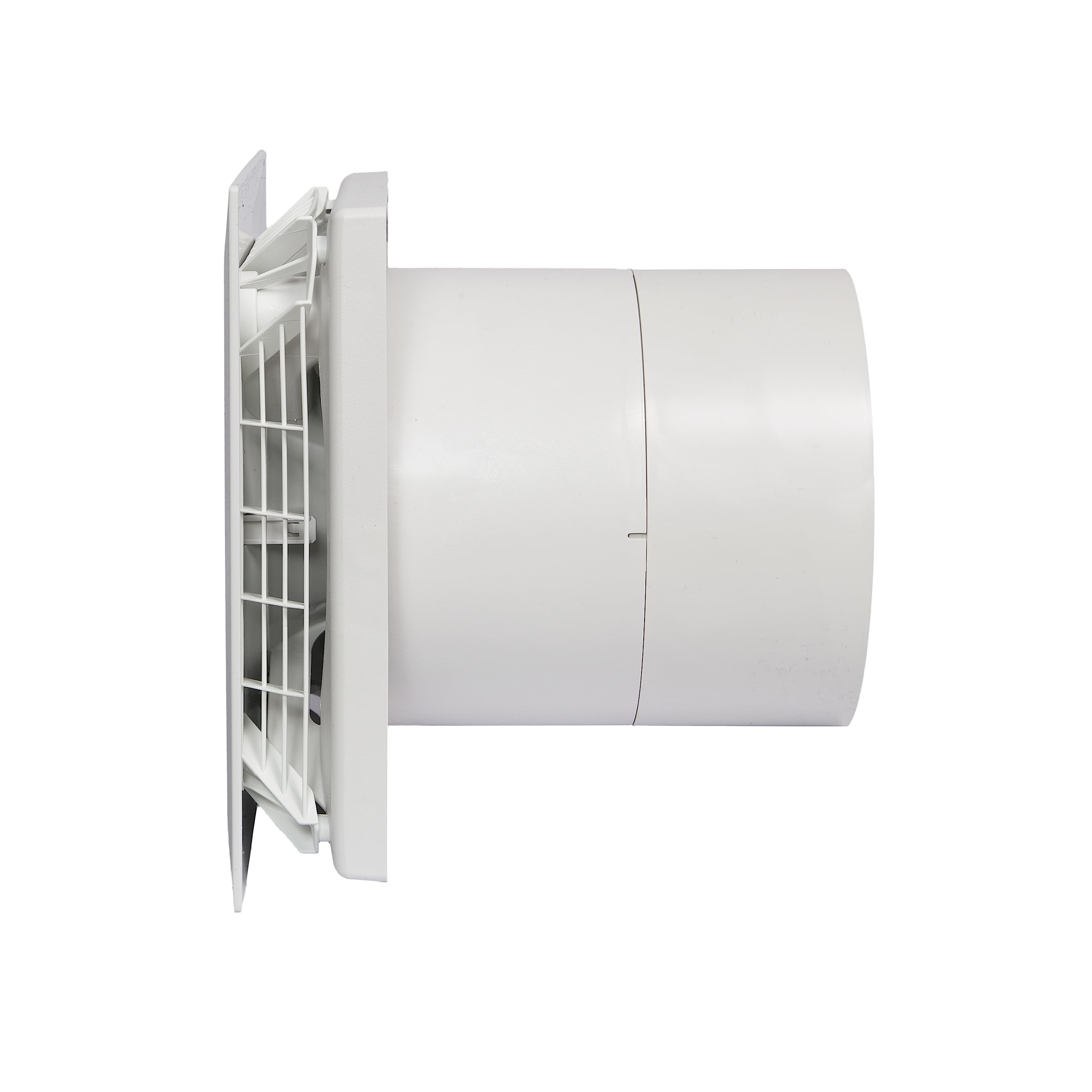 Airflow Quietair 90000456 parete estrattore ventola silenziosa, 10 W, 230 V, bianco, 150 mm