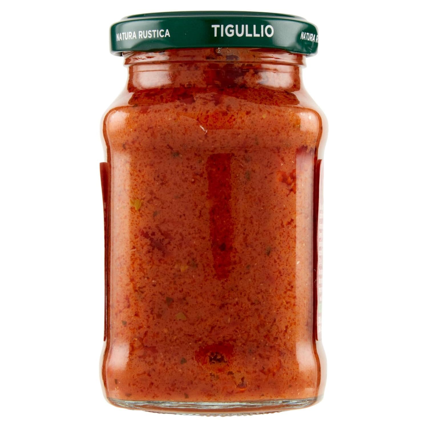 Tigullio Pesto con Pomodori Secchi e Pistacchi, 190 g, Confezione da 15, + portachiavi italy shop service