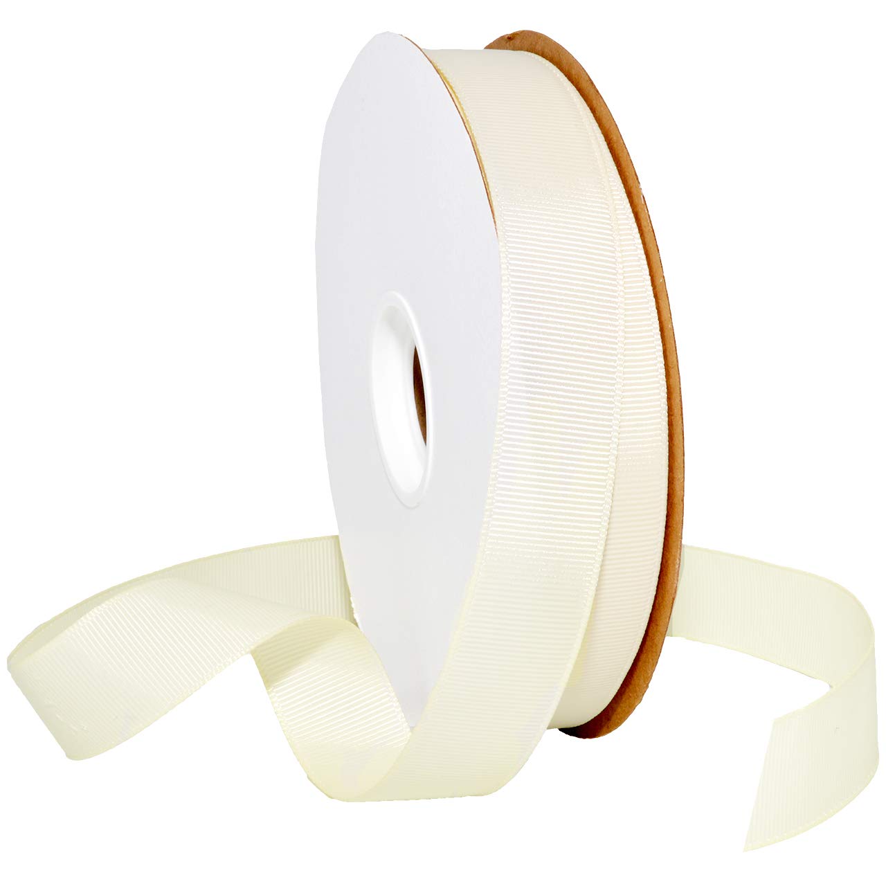 Ruban gros grain Blanc Antique Morex Ribbon anti-effilochage pour nœuds durables
