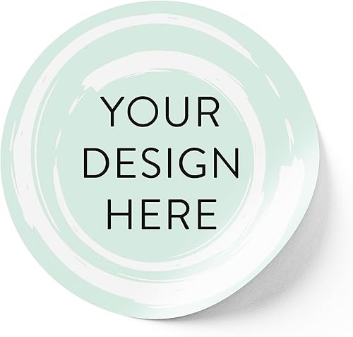 Vista 923 de DayStar Custom Signs & Design - 100 adhesivos de vinilo personalizables, con texto, imagen, diseño y logotipo; adhesivos para logotipo de embalaje