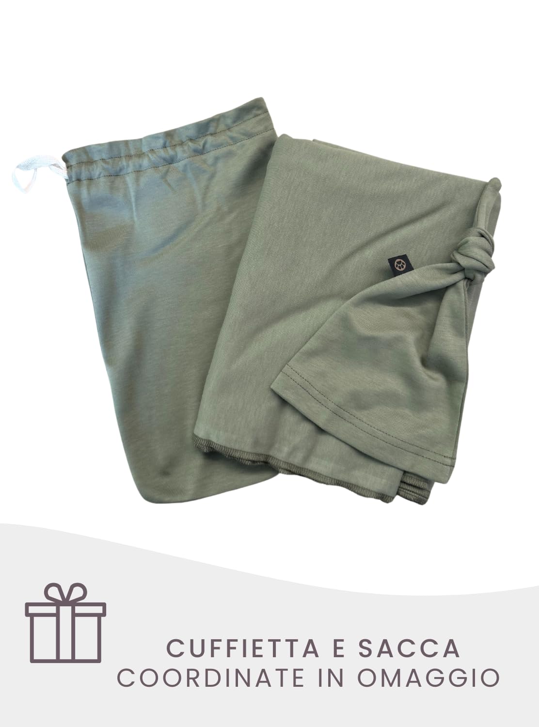 Fascia elastica portabebè Neko Slings sangria