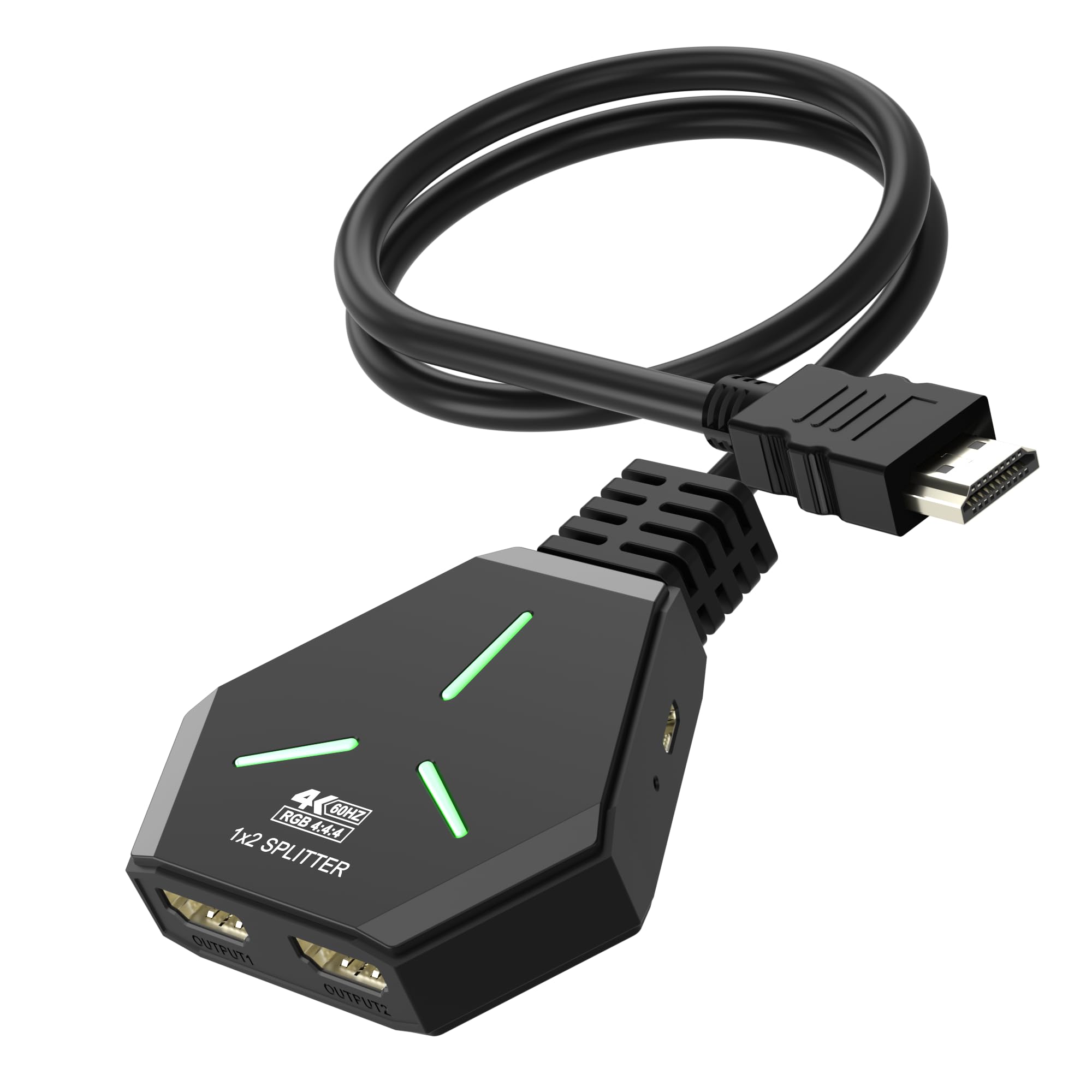 Amazon.com: HDMI Splitter 1x2, 4K@60Hz HDMI 2.0 Splitter 1 in 2