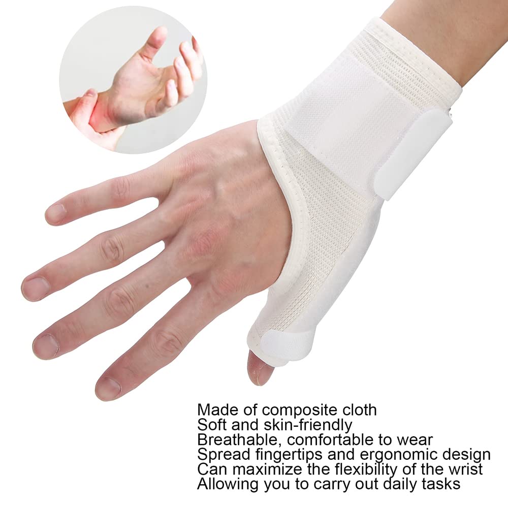 1Pair Medico Pollice Supporto per Polso Protezione Stecca in Alluminio Stabilizzatore del Tunnel Carpale Artrite Distorsione Lesioni alla Mano Sollievo dal Dolore