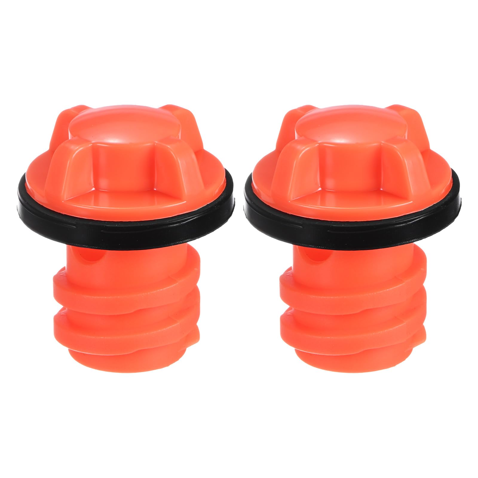 M METERXITY 2-Pack Cooler Drain Plug, Coolers Plug Replacement Accessories with Leak-Proof Design for Drain Plugs and Most Brand Coolers [Orange]