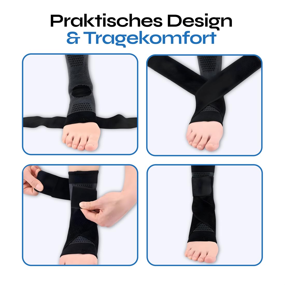 Striede ActiveSole 2.0 Bandage Knöchelstützstrümpfe mit Druckband