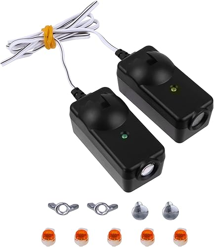 Kit de sensor de seguridad 41A5034, repuesto para sensor de puerta de garaje CraftsmanChamberlainLiftmaster, compatible con abridores de puerta de