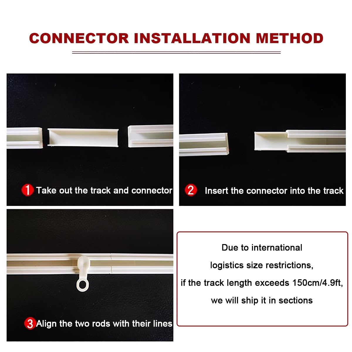 Tringle à rideaux auto-adhésive pour tringle à rideau lisse sans perçage au plafond ou au mur, réglable de 50 cm à 600 cm, blanc, installation facile