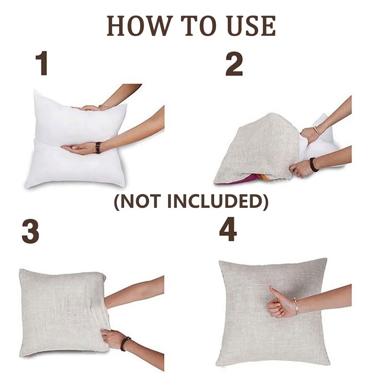 Outdoor Kissenbezug 35x35cm 2er Set - Japan Design Kran Wasserdicht