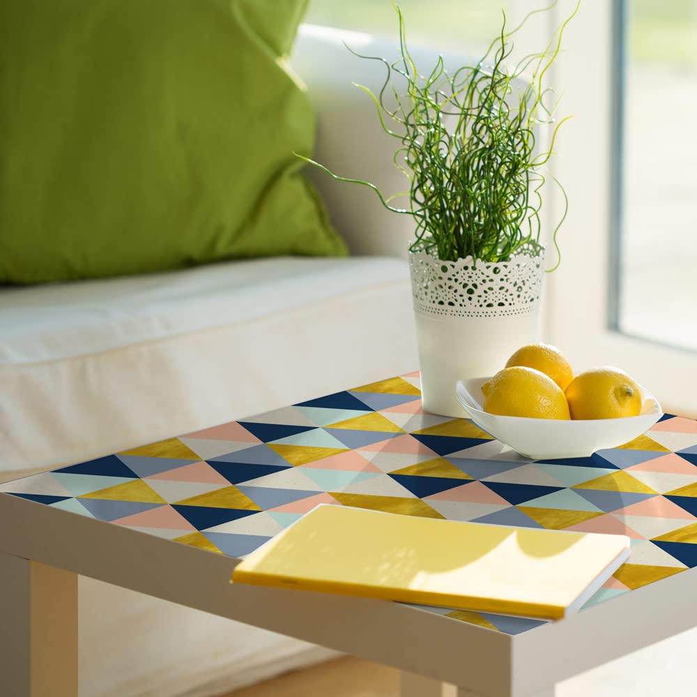 kina - RA0035 Film adhésif pour Meubles et Murs Autocollants muraux imperméables Anti-Rayures Papier Peint Géométrique PVC pour Mur appareils de Cuisine Salle de Bain