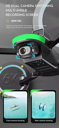 Miniatura 3 de Dron IS5S  ISPEKTRUM  Sistema de evitación de obstáculos con cámara dual 6K HD 360, retorno automático avanzado, modo sin cabeza, giro 360, vuelo de