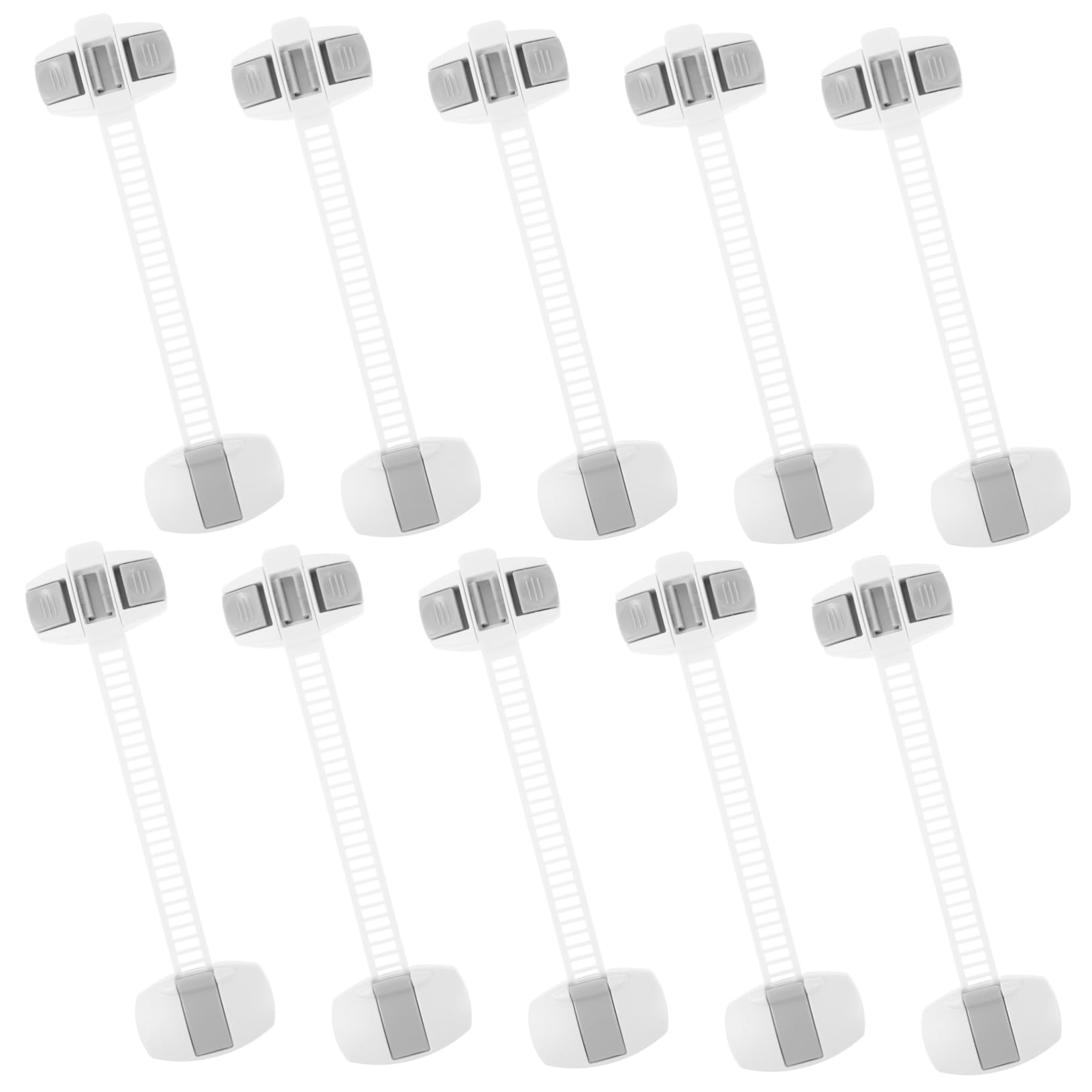 Beaupretty 10pièce Serrure De Sécurité Pour Garçon Fille Serrure De Protection Multifonction Pour Garde-robe Et Armoires Empêchant Bébés Et Garçon Fille Ouvrir