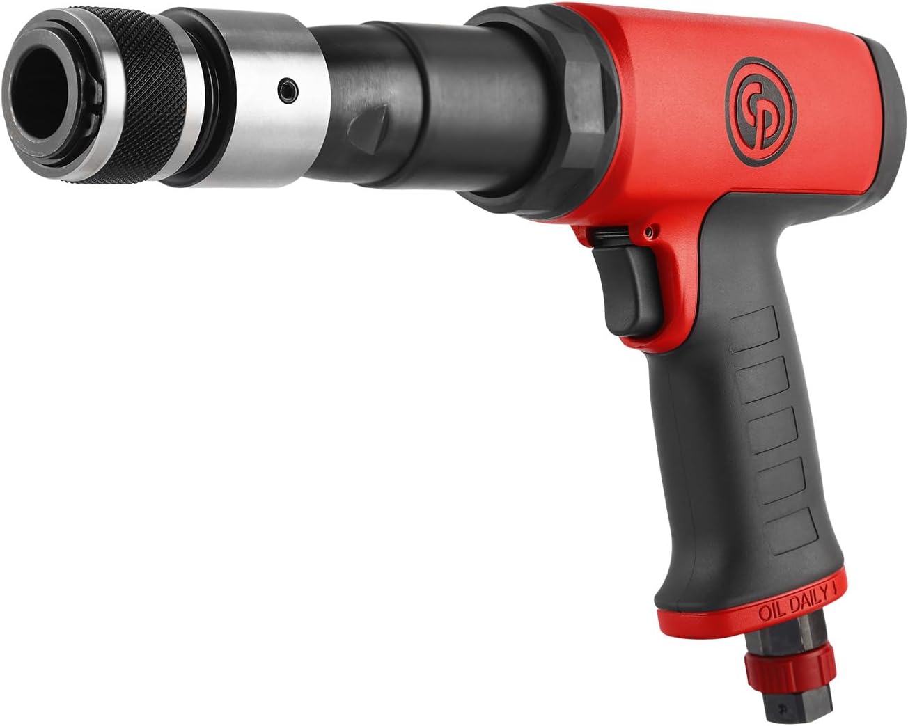 Chicago Pneumatic CP7165 - Air Long Hammer,0.401 Inch (10.2 mm), Round Shank, Low Vibration, Stroke 3.5 in / 89 mm, Bore Diameter 0.75 in / 19 mm, 2500 Blow Per Minute, Welding Equipment Tool