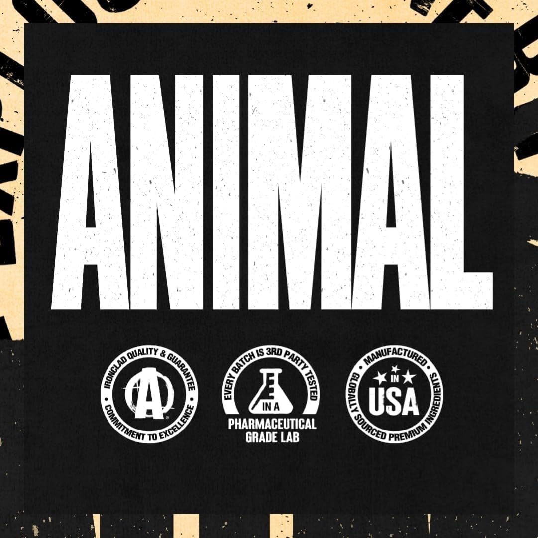 ANIMAL Isolate Whey Protein Pulver (Cookies and Cream) – mit 25g Protein & 4,6g BCAAs für den Muskelaufbau, Protein Shake mit Isolaten & verschiedenen Aminosäuren – 2,3kg