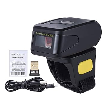 Amazon | バーコードリーダー ポータブルハンドヘルドBT