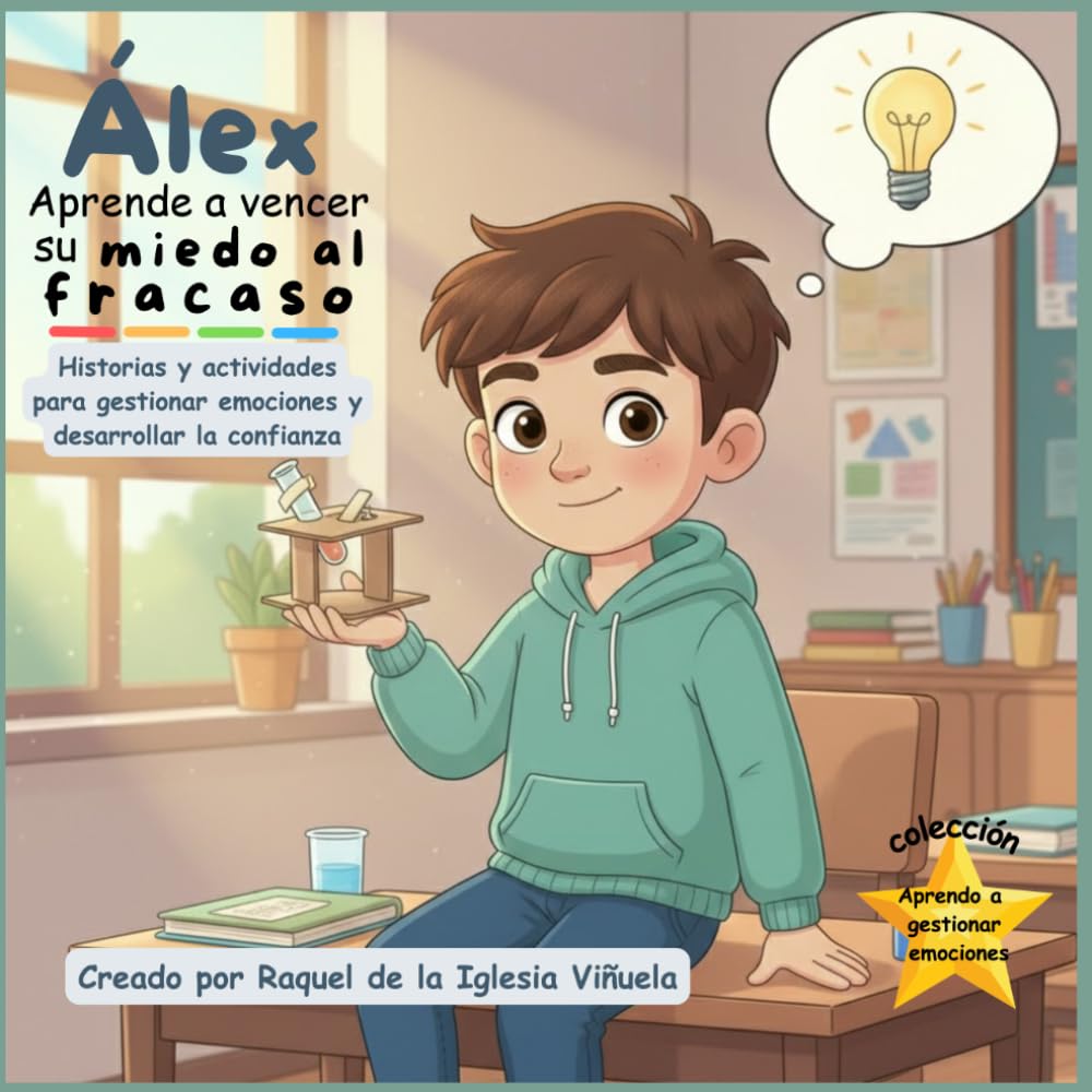 Álex vence su miedo al fracaso: historias y actividades para gestionar emociones y desarrollar la confianza