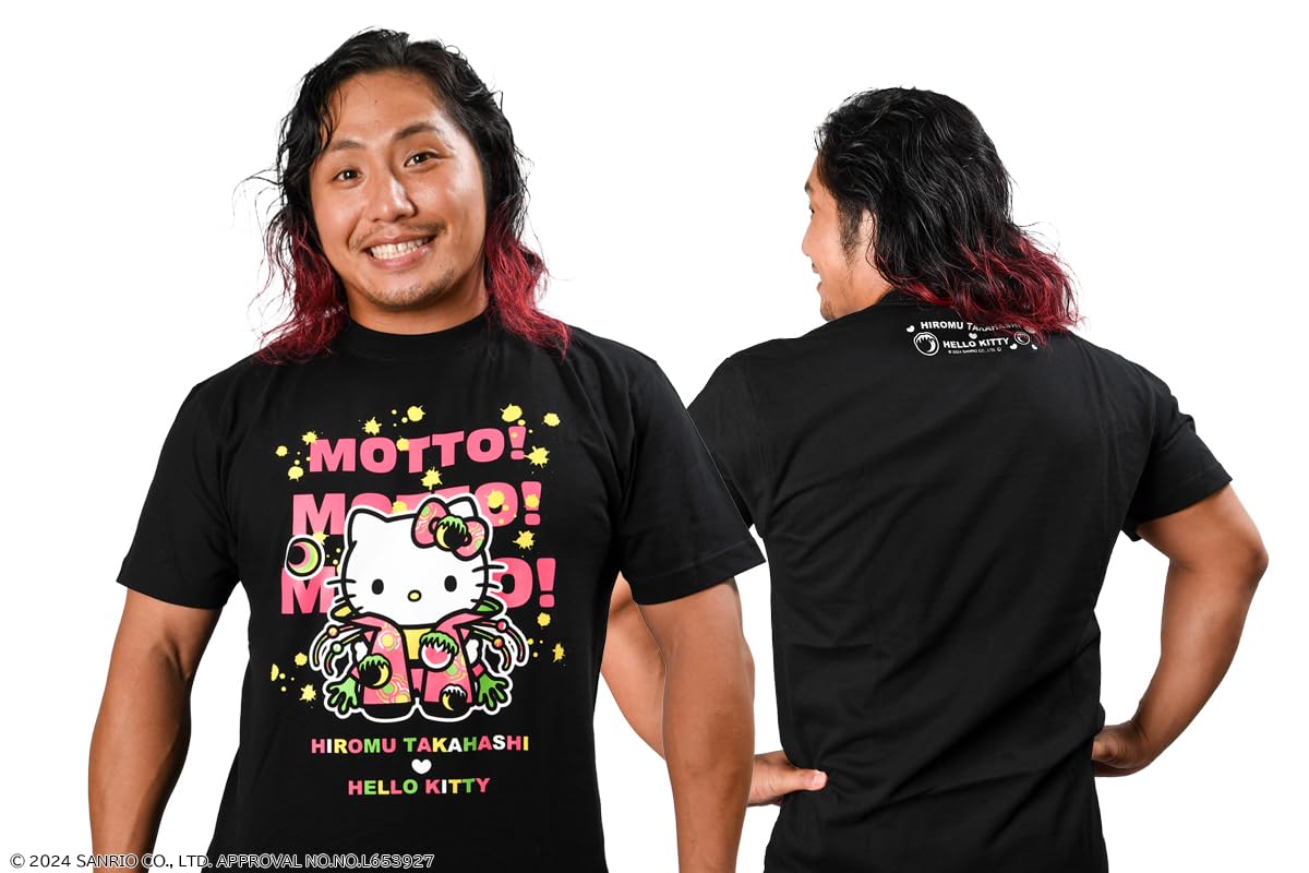 Amazon.co.jp: 新日本プロレスリング Tシャツ 高橋ヒロム ハローキティ 