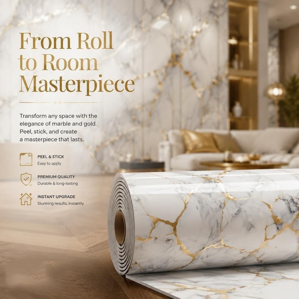 Peel and Stick Stone Stripe Wall Panels Waterproof Backsplash Tile