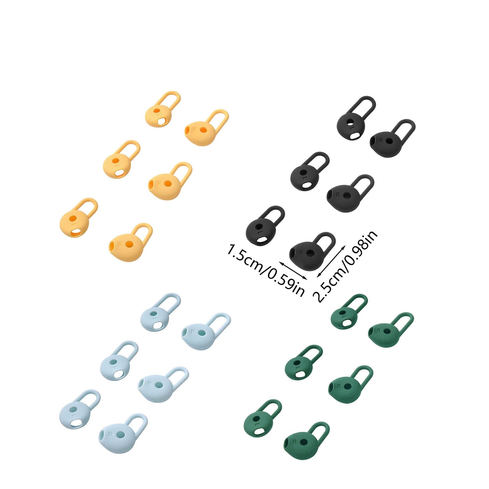 1 Set per FreeLace Edition Custodia protettiva in silicone Custodia in pelle Cuscinetti per orecchie Copri orecchie Cuscinetti per orecchie in silicone