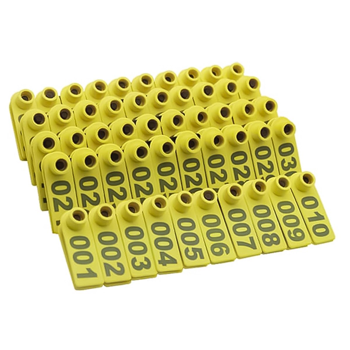 Applicatore Universale di Tag Auricolari per Bestiame Tag Auricolari Rotondi per Mucche, maiali,Cavalli Strumento di identificazione degli Animali veterinari Forniture agricole durevoli