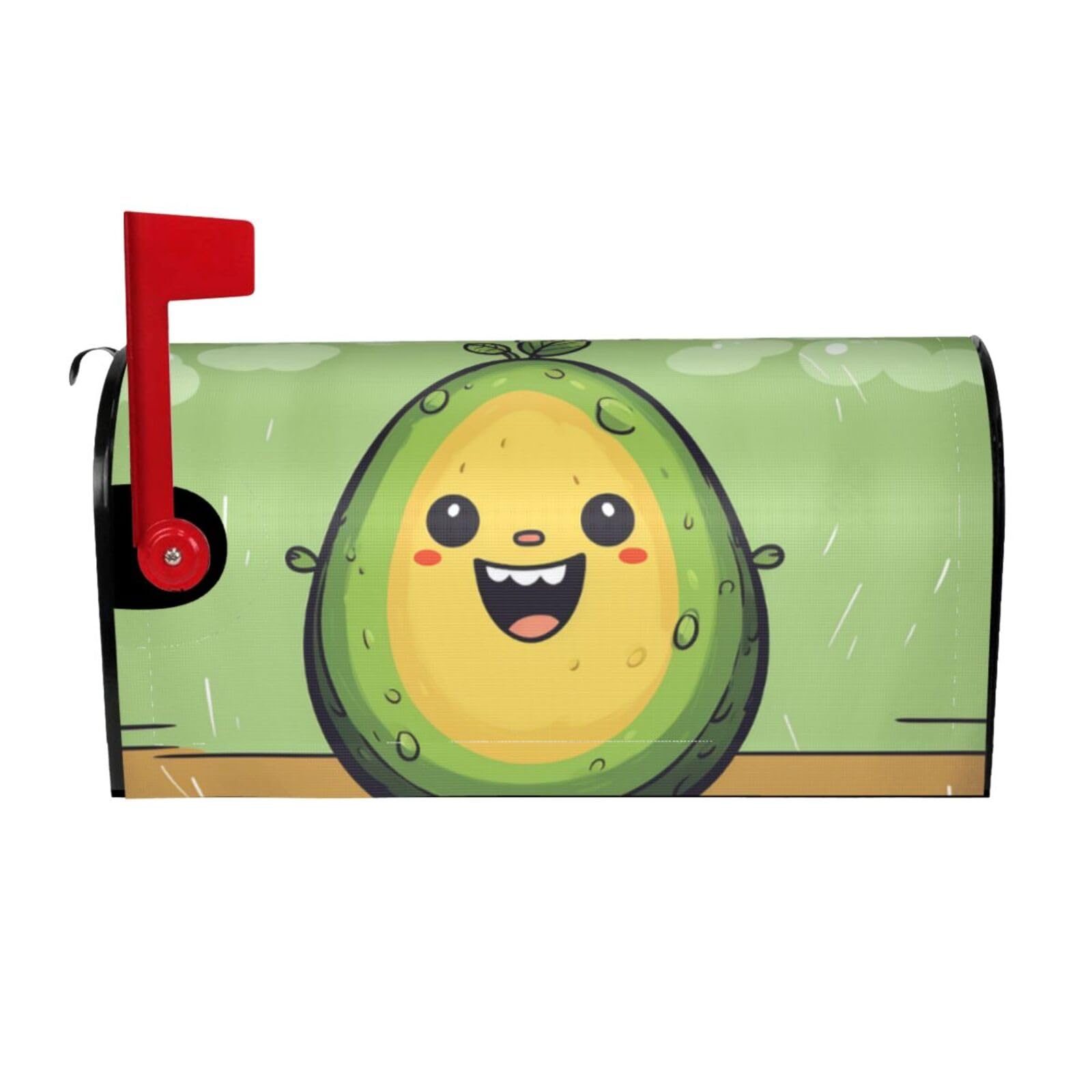 Cartoon Mailbox Covers Magnetic Wraps Post Letter Box Cover Garden Home Decor 25.5x21 in